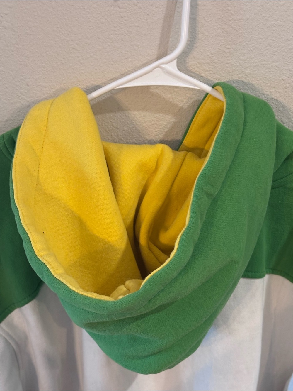Tampa Bay Rowdies Lace up Hoodie, Men’s XL, white green & yellow - Picture 3 of 15